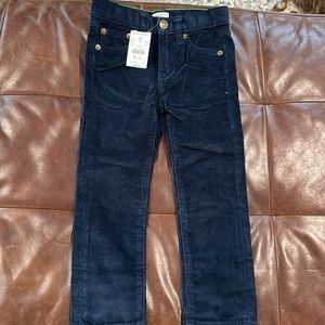 NWT JCrew Crewcuts Toddler Boy Navy Corduroy Pants! Multiple Sizes available